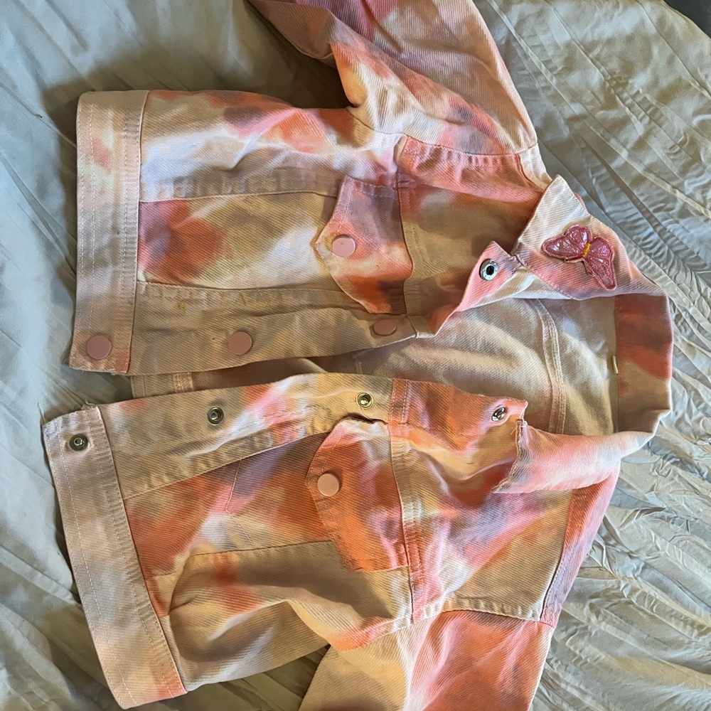 Tie-Dye Denim Jacket